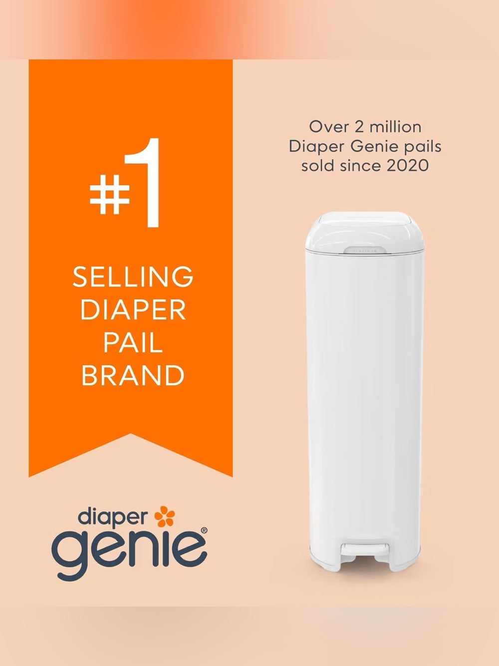 New in box- diaper genie in White